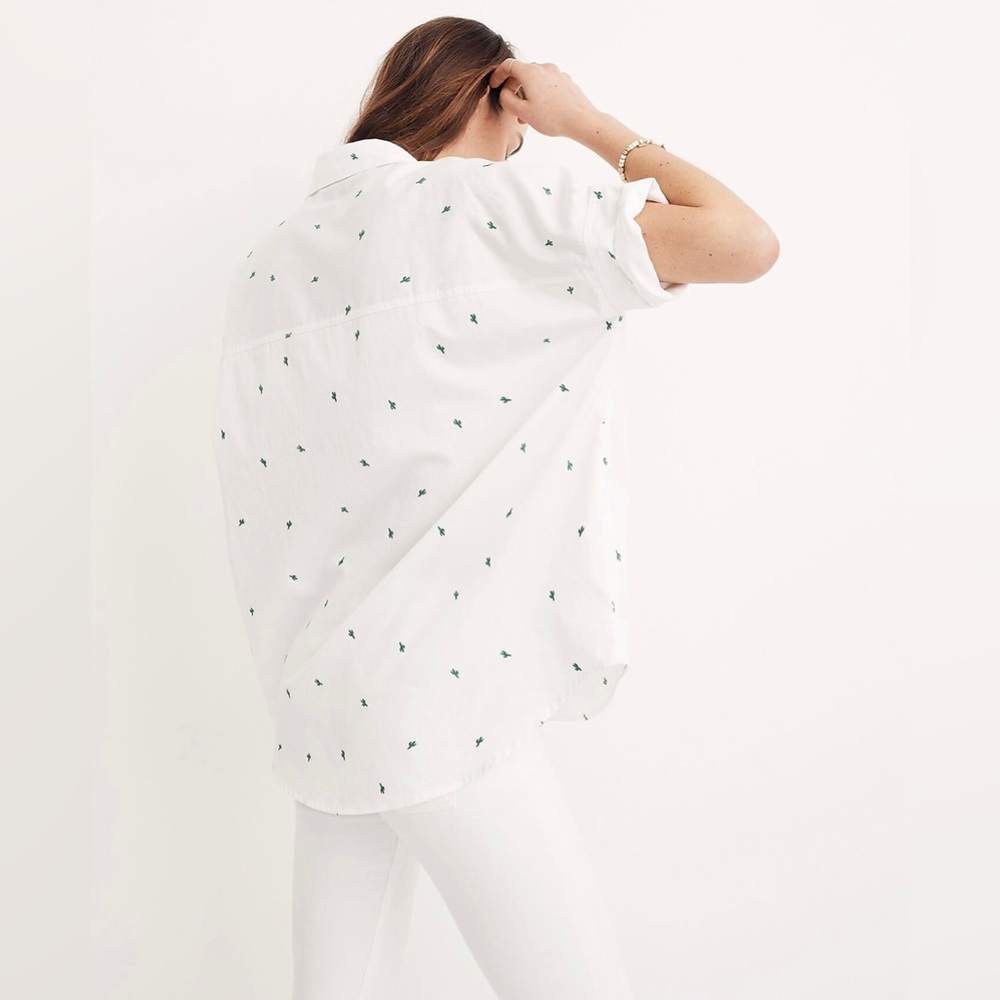 Embroidered Cactus Courier Shirt